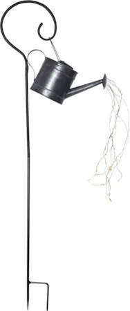 Dew Drop Water can Solcellsdekoration 80 cm, zink