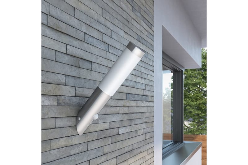 Utebelysning Enego vägglampa med rörelsedetektor - Silver - Belysning & el - Utomhusbelysning - Fasadbelysning & vägglykta