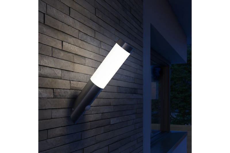 Utebelysning Enego vägglampa med rörelsedetektor - Silver - Belysning & el - Utomhusbelysning - Fasadbelysning & vägglykta