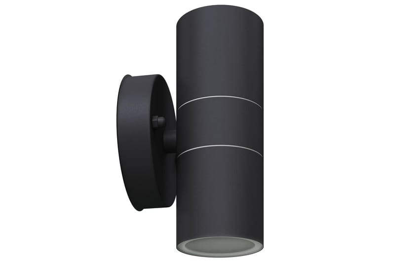 Utomhusvägglampa LED 2 st rostfritt stål uppåt/nedåt - be Basic - Utomhusbelysning - Fasadbelysning & vägglykta - Entrébelysning