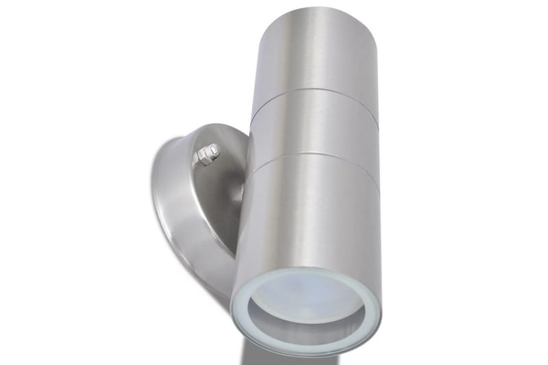 Utomhusvägglampa LED 2 st rostfritt stål uppåt/nedåt - be Basic - Belysning & el - Utomhusbelysning - Fasadbelysning & vägglykta