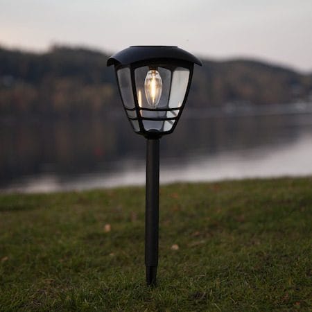 Felix Solcellspollare 45 cm - svart - Belysning & el - Utomhusbelysning
