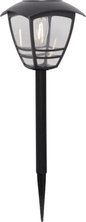 Felix Solcellspollare 45 cm - svart - Belysning & el - Utomhusbelysning