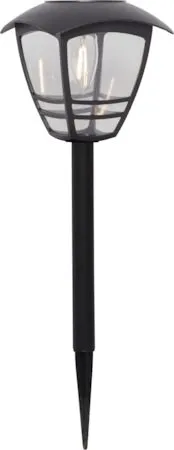 Felix Solcellspollare 45 cm - svart - Belysning & el - Utomhusbelysning