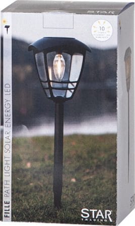Felix Solcellspollare 45 cm - svart - Belysning & el - Utomhusbelysning