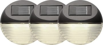 Fency 3 pack Solcellsvägglykta 11 cm - brun - Belysning & el - Utomhusbelysning - Solcellslampa & solcellsbelysning
