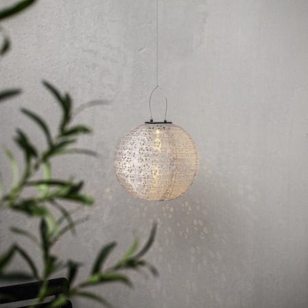 Festa Solcellsdekoration 25 cm - beige - Belysning & el - Utomhusbelysning - Solcellslampa & solcellsbelysning