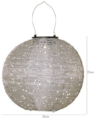 Festa Solcellsdekoration 25 cm - beige - Belysning & el - Utomhusbelysning - Solcellslampa & solcellsbelysning