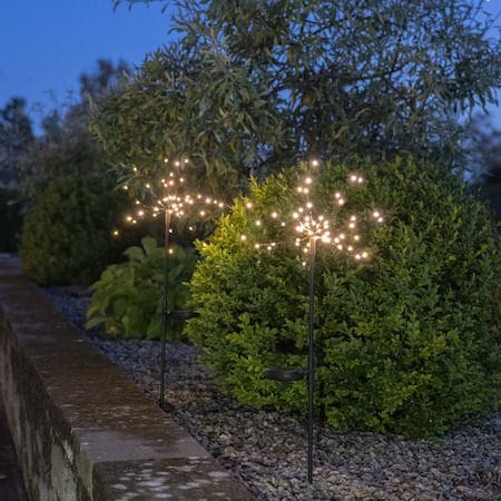Firework Solar 2 pack Solcellsdekoration 60 cm - svart - Belysning & el - Utomhusbelysning - Solcellslampa & solcellsbelysning