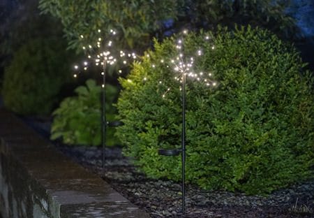 Firework Solar 2 pack Solcellsdekoration 60 cm - svart - Belysning & el - Utomhusbelysning - Solcellslampa & solcellsbelysning