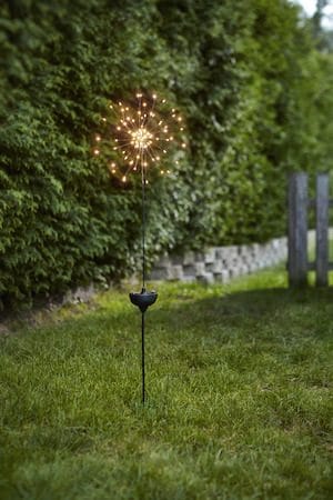 Firework Solar Solcellsdekoration 26 cm - svart - Belysning & el - Utomhusbelysning - Solcellslampa & solcellsbelysning