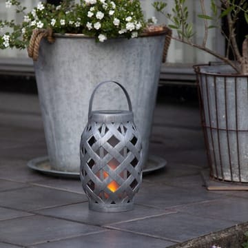 Flame Solcellslykta 15 cm - grå - Belysning & el - Utomhusbelysning - Solcellslampa & solcellsbelysning