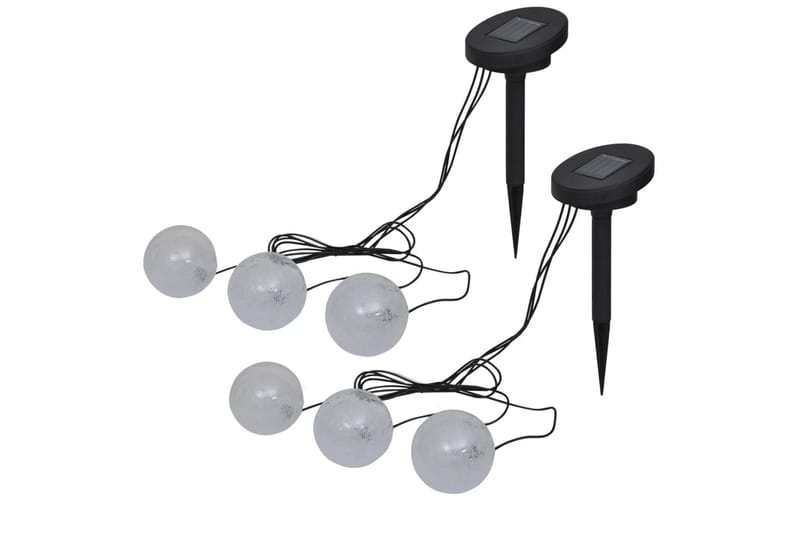 Flytande lampor 6 st LED för damm och pool - Utomhusbelysning - Poolbelysning - Altanbelysning