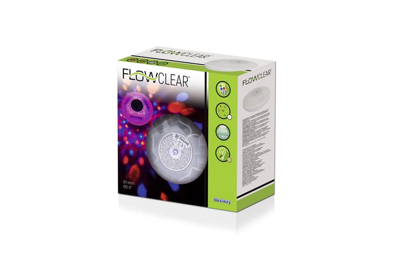 Flytande LED-lyse Bestway Rund 14 cm - Bestway - Belysning & el - Utomhusbelysning