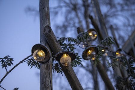 Globe Shade Solcellsslinga 180 cm - svart och transparent - Belysning & el - Utomhusbelysning - Solcellslampa & solcellsbelysning