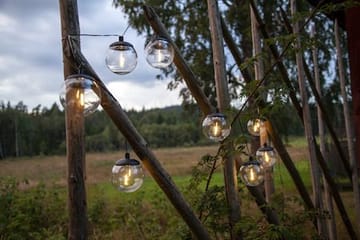 Globe Solcellsslinga 10 cm - svart och transparent - Belysning & el - Utomhusbelysning - Solcellslampa & solcellsbelysning