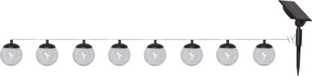 Globe Solcellsslinga 10 cm - svart och transparent - Belysning & el - Utomhusbelysning - Solcellslampa & solcellsbelysning