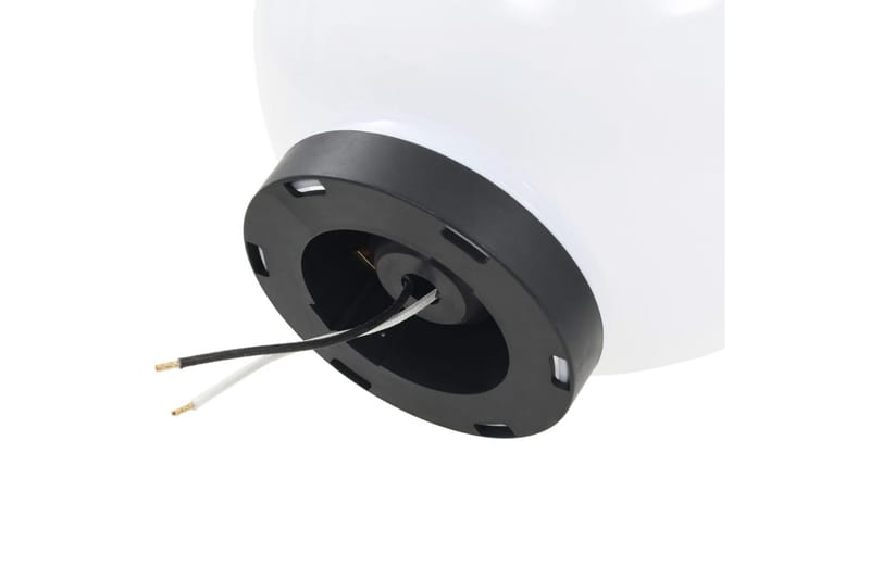 Globlampa LED set 2 st sfäriska 20 cm PMMA - Vit - Belysning & el - Utomhusbelysning - LED-belysning utomhus