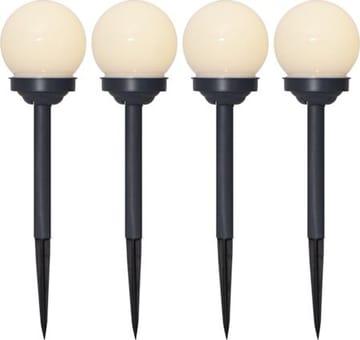 Globus 4 pack Solcellspollare 27 cm - vit - Belysning & el - Utomhusbelysning