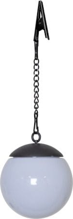 Globus Solcellsdekoration 10 cm - vit och svart - Belysning & el - Utomhusbelysning - Solcellslampa & solcellsbelysning