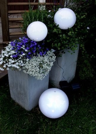 Globus Solcellsdekoration 15 cm - vit - Belysning & el - Utomhusbelysning - Solcellslampa & solcellsbelysning