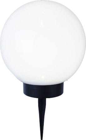 Globus Solcellsdekoration 20 cm - vit och svart - Belysning & el - Utomhusbelysning - Solcellslampa & solcellsbelysning