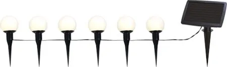 Globus Solcellsslinga 500 cm - vit - Belysning & el - Utomhusbelysning - Solcellslampa & solcellsbelysning