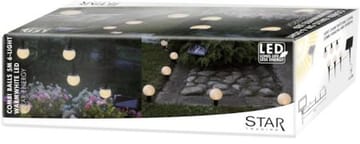 Globus Solcellsslinga 500 cm - vit - Belysning & el - Utomhusbelysning - Solcellslampa & solcellsbelysning