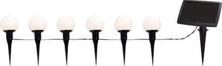 Globus Solcellsslinga 500 cm - vit - Belysning & el - Utomhusbelysning - Solcellslampa & solcellsbelysning