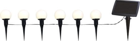 Globus Solcellsslinga 500 cm - vit - Belysning & el - Utomhusbelysning - Solcellslampa & solcellsbelysning