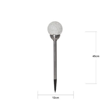 Glory Solcellspinne 45 cm - silver-klar - Belysning & el - Utomhusbelysning - Solcellslampa & solcellsbelysning