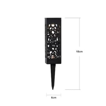 Izola 2 pack Solcellsdekoration 18 cm - svart - Belysning & el - Utomhusbelysning - Solcellslampa & solcellsbelysning