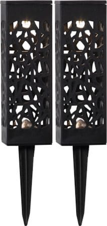 Izola 2 pack Solcellsdekoration 18 cm - svart - Belysning & el - Utomhusbelysning - Solcellslampa & solcellsbelysning