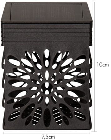 Izola Wall 2 pack Solcellsvägglykta 7.5 cm - svart - Belysning & el - Utomhusbelysning - Solcellslampa & solcellsbelysning