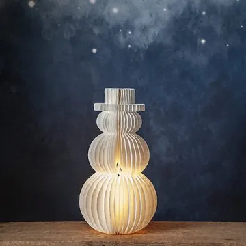 Juldekoration SNOWMAN 50 cm - Vit - Belysning & el - Utomhusbelysning