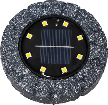 Lawnlight 2 pack SolcellsSpotlight 11 cm - grå med vita prickar - Belysning & el - Utomhusbelysning - Solcellslampa & solcellsbelysning