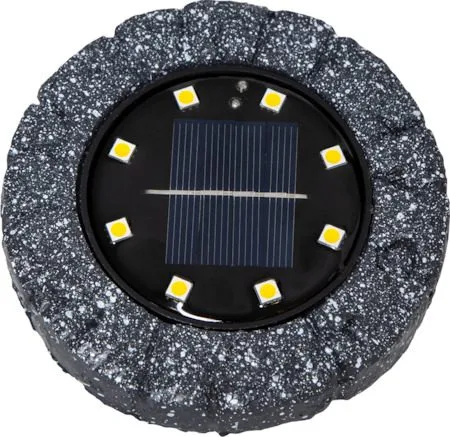 Lawnlight 2 pack SolcellsSpotlight 11 cm - grå med vita prickar - Belysning & el - Utomhusbelysning - Solcellslampa & solcellsbelysning