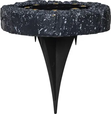Lawnlight 2 pack SolcellsSpotlight 11 cm - grå med vita prickar - Belysning & el - Utomhusbelysning - Solcellslampa & solcellsbelysning
