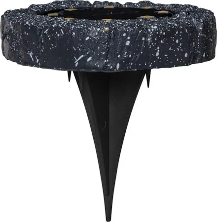 Lawnlight 2 pack SolcellsSpotlight 11 cm - grå med vita prickar - Belysning & el - Utomhusbelysning - Solcellslampa & solcellsbelysning