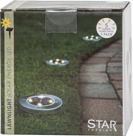 Lawnlight 3 pack Solcellsspotlight 11.5 cm - silver - Belysning & el - Utomhusbelysning - Solcellslampa & solcellsbelysning