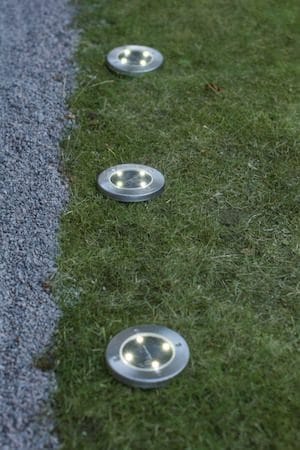 Lawnlight 3 pack Solcellsspotlight 11.5 cm - silver - Belysning & el - Utomhusbelysning - Solcellslampa & solcellsbelysning
