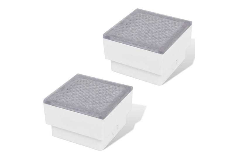 Markbelysning 2 st LED 100x100x68 cm - Vit - Belysning & el - Utomhusbelysning - Markbelysning