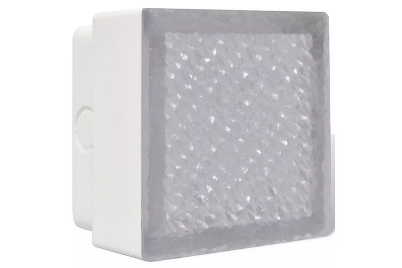 Markbelysning 2 st LED 100x100x68 cm - Vit - Utomhusbelysning - Markbelysning - LED-belysning utomhus - Entrébelysning