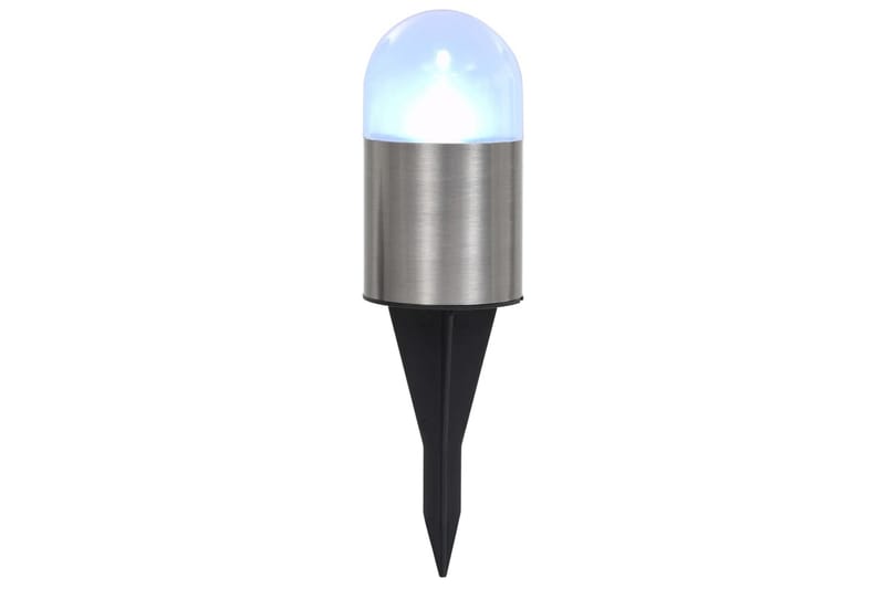 Marklampor soldrivna 12 st LED vit - Vit - Utomhusbelysning - Markbelysning - LED-belysning utomhus - Entrébelysning
