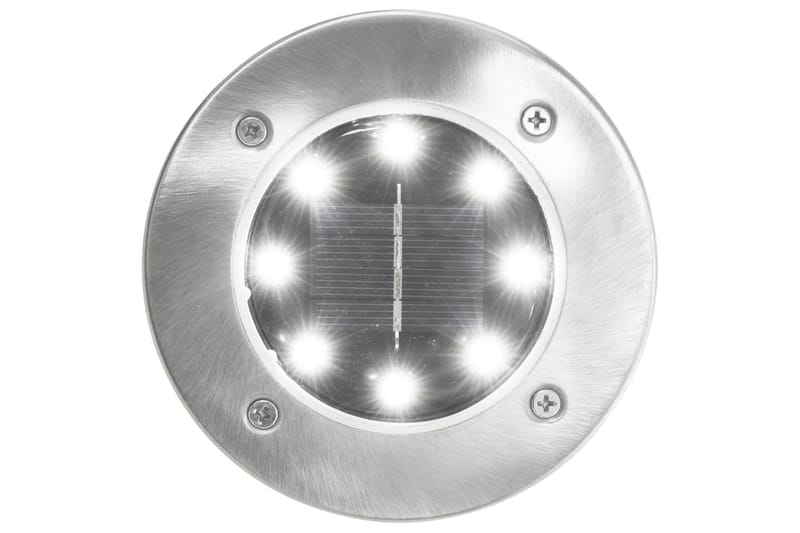 Marklampor soldrivna 8 st LED vit - Vit - Belysning & el - Utomhusbelysning - Markbelysning