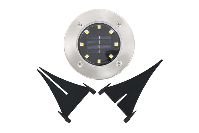Marklampor soldrivna 8 st LED vit - Vit - Belysning & el - Utomhusbelysning - Markbelysning