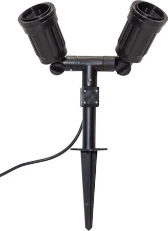 Utomhus Spotlight Fixture 22 cm - Svart - Belysning & el - Utomhusbelysning - Markbelysning - Markspotlights