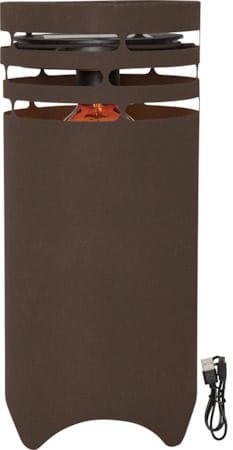 Marron Solcellslykta 40 cm - mörkbrun med bärnstensfärgat lamphölje - Belysning & el - Utomhusbelysning - Solcellslampa & solcellsbelysning
