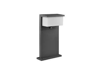 Nestos LED Pollare 45 cm antracit rörelsesensor - Antracit - Belysning & el - Utomhusbelysning