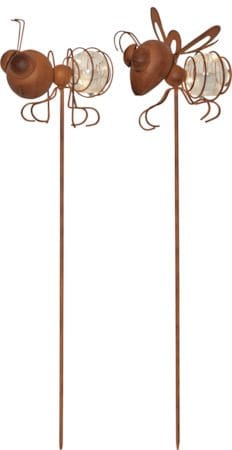 Oxida Fly 2 pack Solcellsdekoration 13x51 cm - rost - Belysning & el - Utomhusbelysning - Solcellslampa & solcellsbelysning